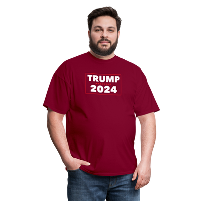 TRUMP 2024 - UNISEX // ETHICALLY MADE // US-PRINTED CLASSIC T-SHIRT - burgundy